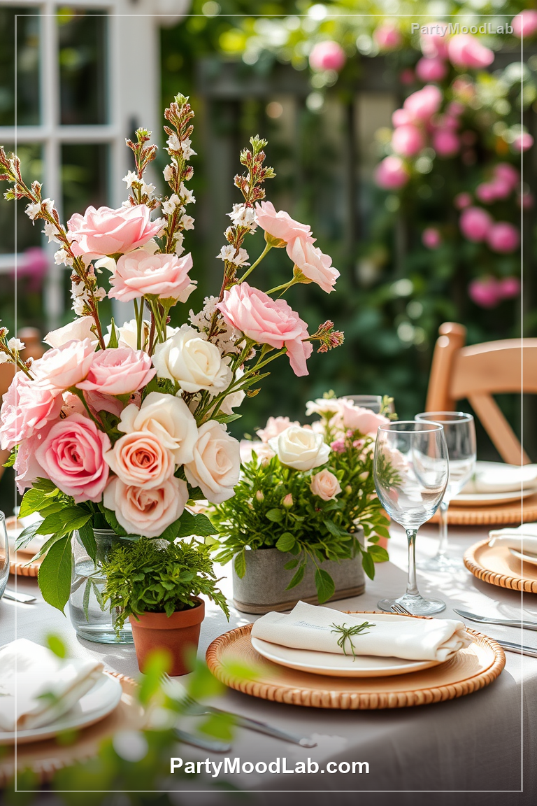 Garden Birthday Brunch decor ideas — PartyMoodLab