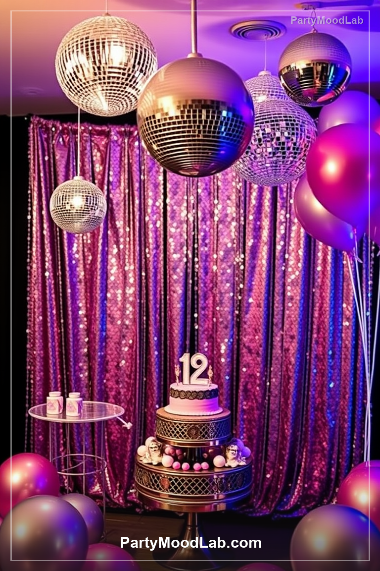 Disco Ball Birthday decor ideas — PartyMoodLab