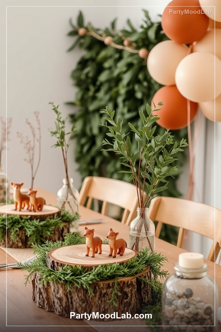 Woodland Baby Shower decor ideas — PartyMoodLab