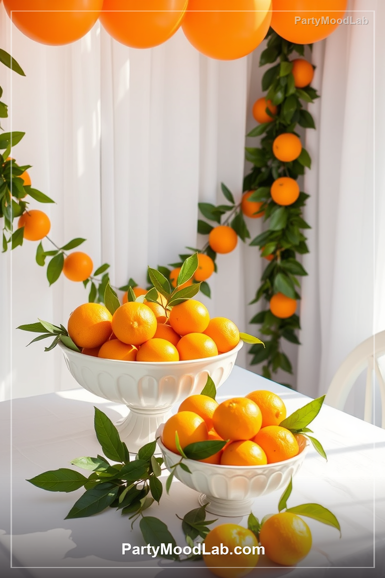 Little Cutie Citrus Shower decor ideas — PartyMoodLab