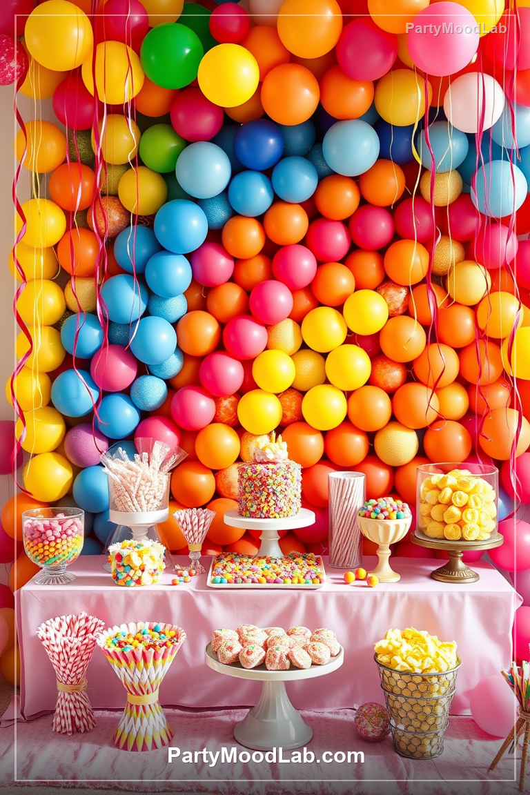 Candy Color Birthday decor ideas — PartyMoodLab
