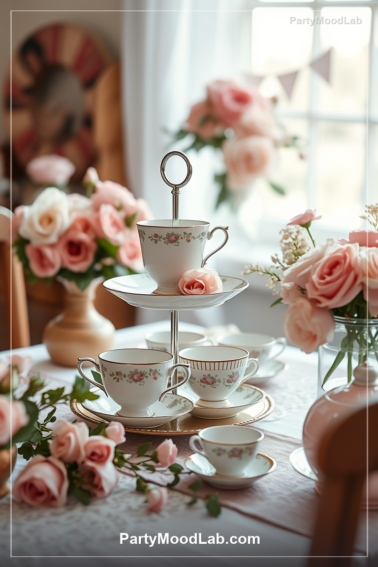 Tea Party Birthday decor ideas — PartyMoodLab