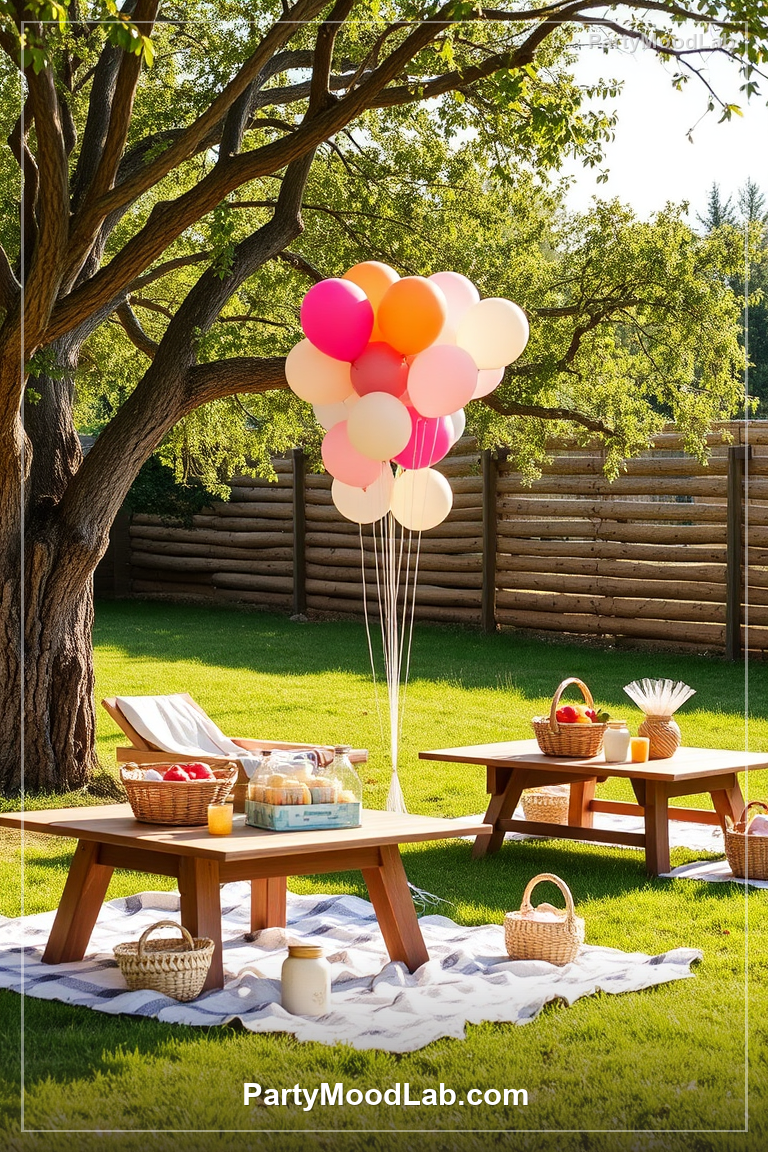 Picnic in the Park Baby Shower decor ideas — PartyMoodLab