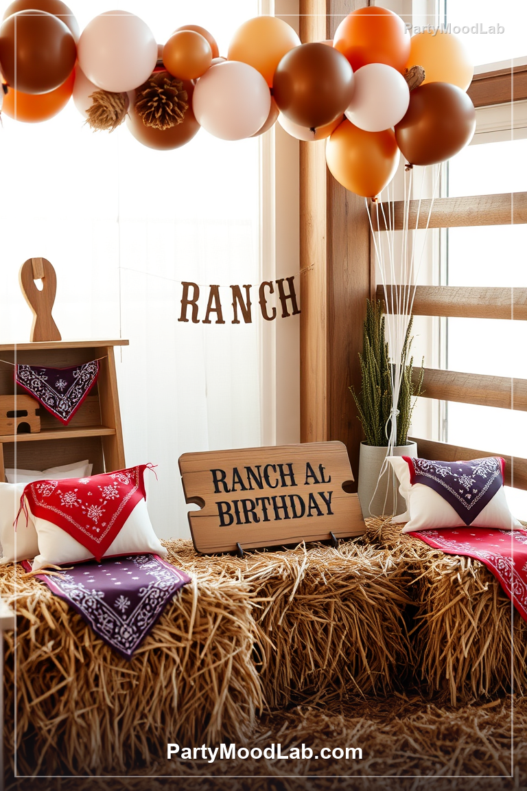 Western Ranch Birthday decor ideas — PartyMoodLab