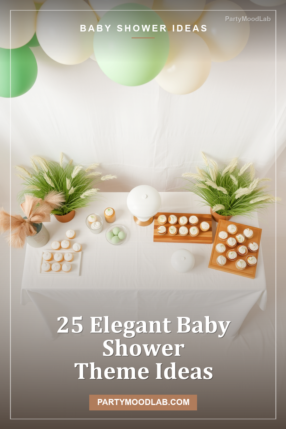 25 elegant baby shower theme ideas — PartyMoodLab.com