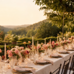 A Garden Dinner at Golden Hour