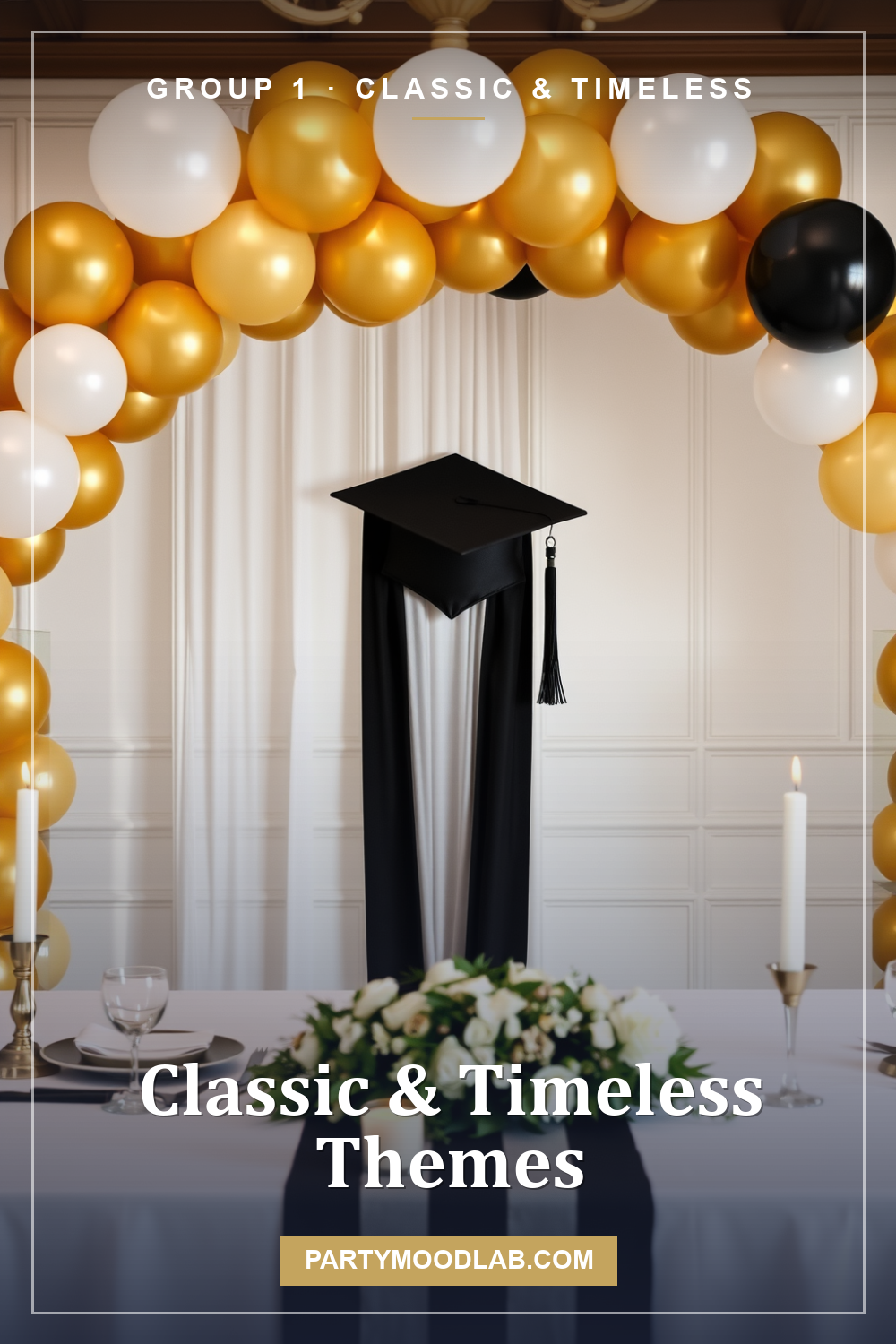 Classic & Timeless graduation themes
