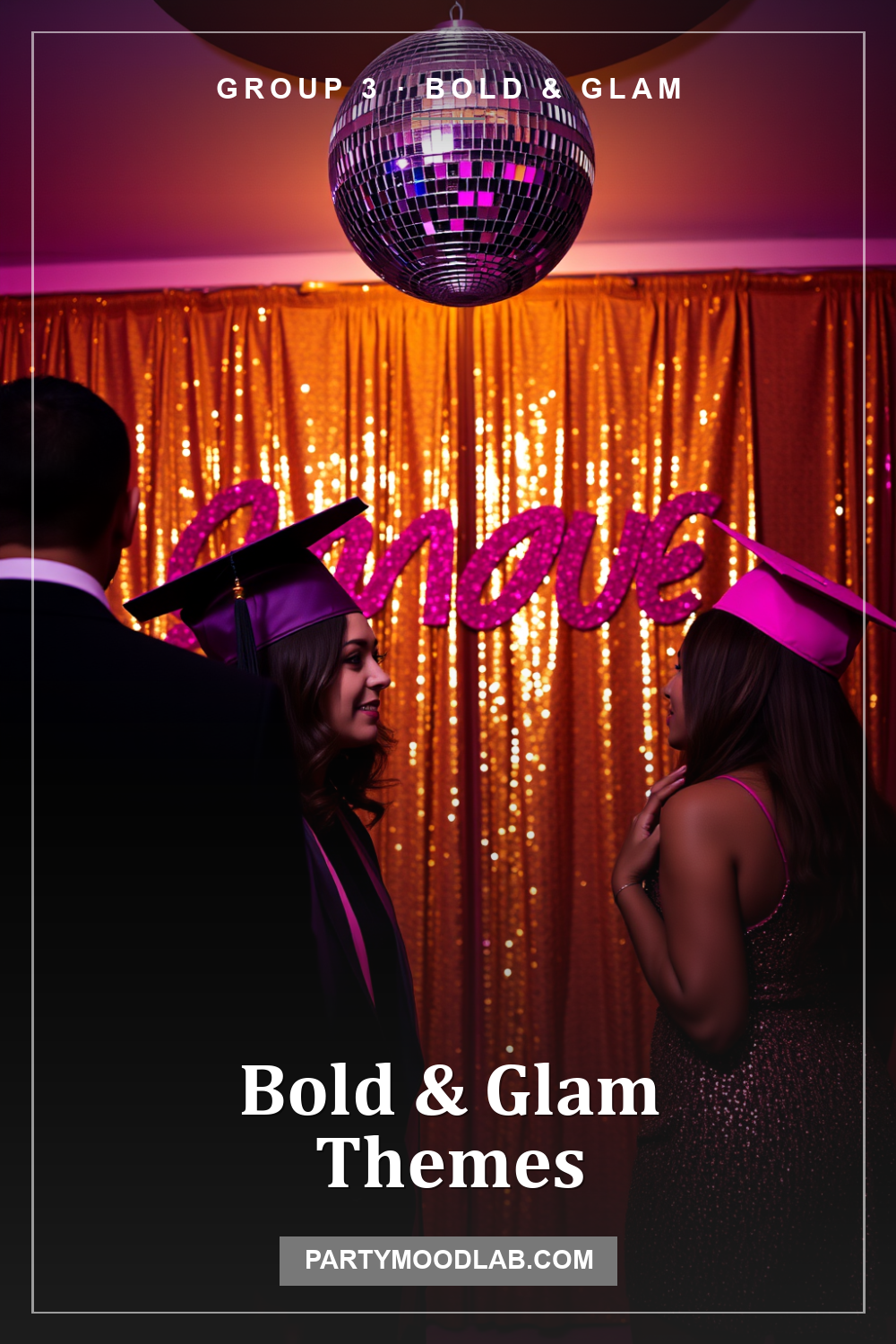 Bold & Glam graduation themes