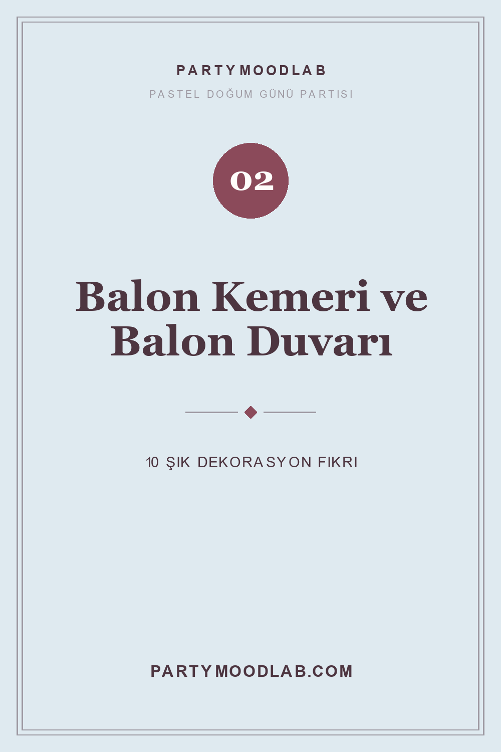 Pastel balon kemeri ve balon duvarı dekorasyonu